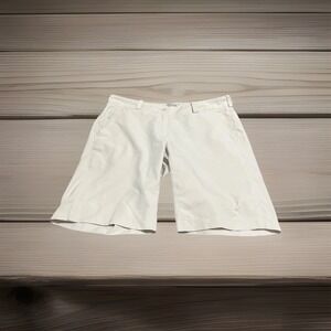 Nike Golf Tour Performance White Dri Fit Chino Shorts Men's Medium